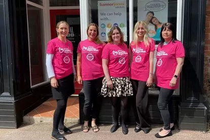Banner Jones joins Ashgate Hospice Sparkle Walk to raise funds for vital local services