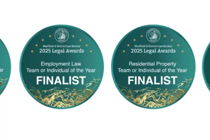 Banner Jones shortlisted for four prestigious Sheffield & District Law Society Awards